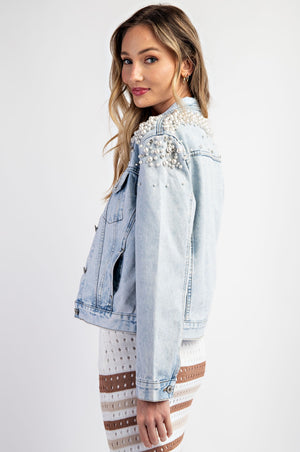 Pearl Denim Jacket