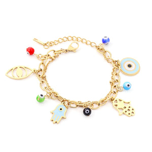 Evil Eye Charms Bracelet