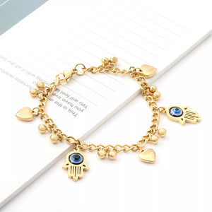 Hamsa Charm Bracelet