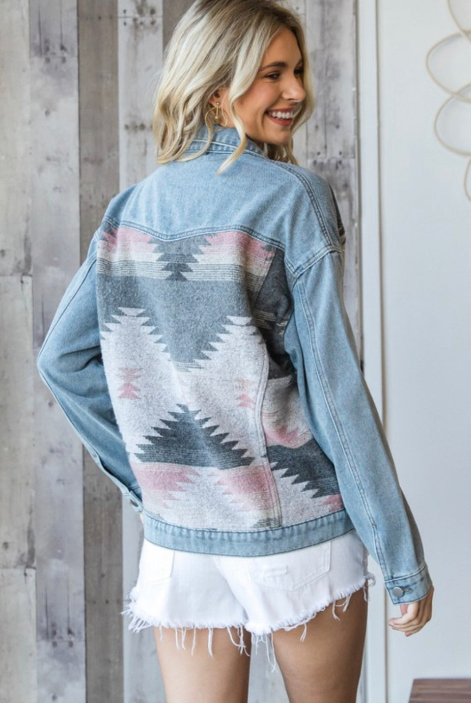 Aztec Denim Jacket